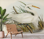 Papier peint mural aigrette plumeuse élégance et douceur bois et cuir - Vignette | Mr Papier Peint
