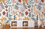 Mural d’algues ondulantes souffle marin pour une décoration murale unique - Vignette | Mr Papier Peint
