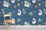 Papier peint mural Alpaga Rêve Cosmique et Fantaisie Colorée - Vignette | Mr Papier Peint
