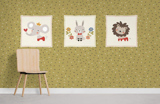 Papier Peint Mural Amis des Animaux - Le meilleur Papier peint panoramique Sur mesure