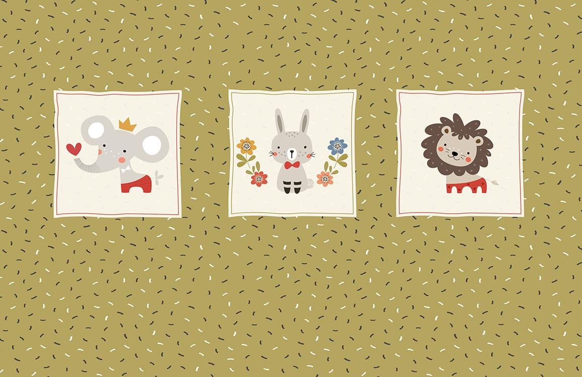 Papier Peint Mural Amis des Animaux - Le meilleur Papier peint panoramique Sur mesure