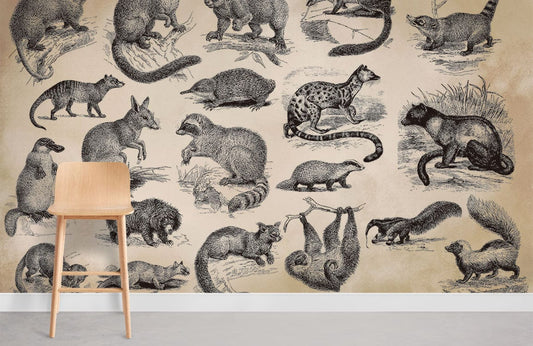 Papier Peint Mural Animaux Sauvages - Le meilleur Papier peint panoramique Sur mesure