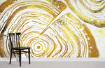 Élégance Moderne avec Peint Mural Anneau Métallique Annuel - Vignette | Mr Papier Peint