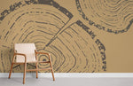 Papier Peint Mural Anneaux d'Arbre - Vignette | Mr Papier Peint