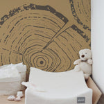 Papier Peint Mural Anneaux d'Arbre - Vignette | Mr Papier Peint