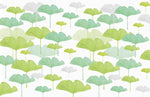 Papier peint mural aquarelle de feuilles de lotus - Vignette | Mr Papier Peint