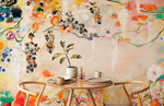 Papier peint mural aquarelle fleurs du monde ambiance poétique - Vignette | Mr Papier Peint