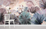 Papier Peint Mural Aquarelle de Lotus - Vignette | Mr Papier Peint