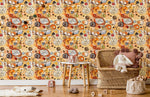 Papier peint mural aquarelle fruits oranges - Vignette | Mr Papier Peint