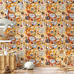 Papier peint mural aquarelle fruits oranges - Vignette | Mr Papier Peint