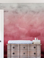 Papier peint mural aquarelle ombré rose pour une élégance apaisante - Vignette | Mr Papier Peint