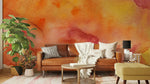 Papier peint mural aquarelle orange - Vignette | Mr Papier Peint