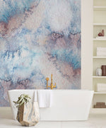 Mural Aquarelle Vague une œuvre d’art pour une oasis de sérénité - Vignette | Mr Papier Peint