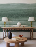 Élégance sereine avec mural aquarelle vert pour un intérieur apaisant - Vignette | Mr Papier Peint