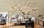 Papier peint mural Arbre Fleuri Évasion paisible au cœur du salon - Vignette | Mr Papier Peint