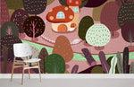 Papier peint mural Arbres de dessin animé II - Vignette | Mr Papier Peint