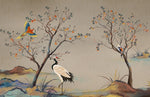 Papier peint mural arbres vintage pour un salon empreint de poésie - Vignette | Mr Papier Peint