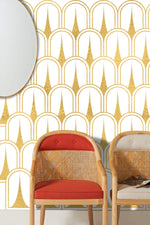 Papier peint mural Arche Dorée éclat d’élégance et de lumière - Vignette | Mr Papier Peint