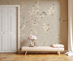 Papier peint mural Arôme de Branche arbre en fleurs et oiseaux poétiques - Vignette | Mr Papier Peint