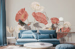 Papier Peint Mural Arôme de Fleuraison Bleu et Velours Enchanté - Vignette | Mr Papier Peint