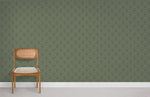 Élégance tissée et luxe vert avec papier peint mural Art Déco - Vignette | Mr Papier Peint