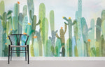 Papier peint mural artistique de cactus - Vignette | Mr Papier Peint