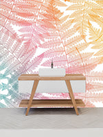 Papier peint mural Assemblage de Feuilles Colorées éclatantes - Vignette | Mr Papier Peint