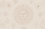 Papier peint mural astrologie Soleil éclatant pour un intérieur lumineux - Vignette | Mr Papier Peint