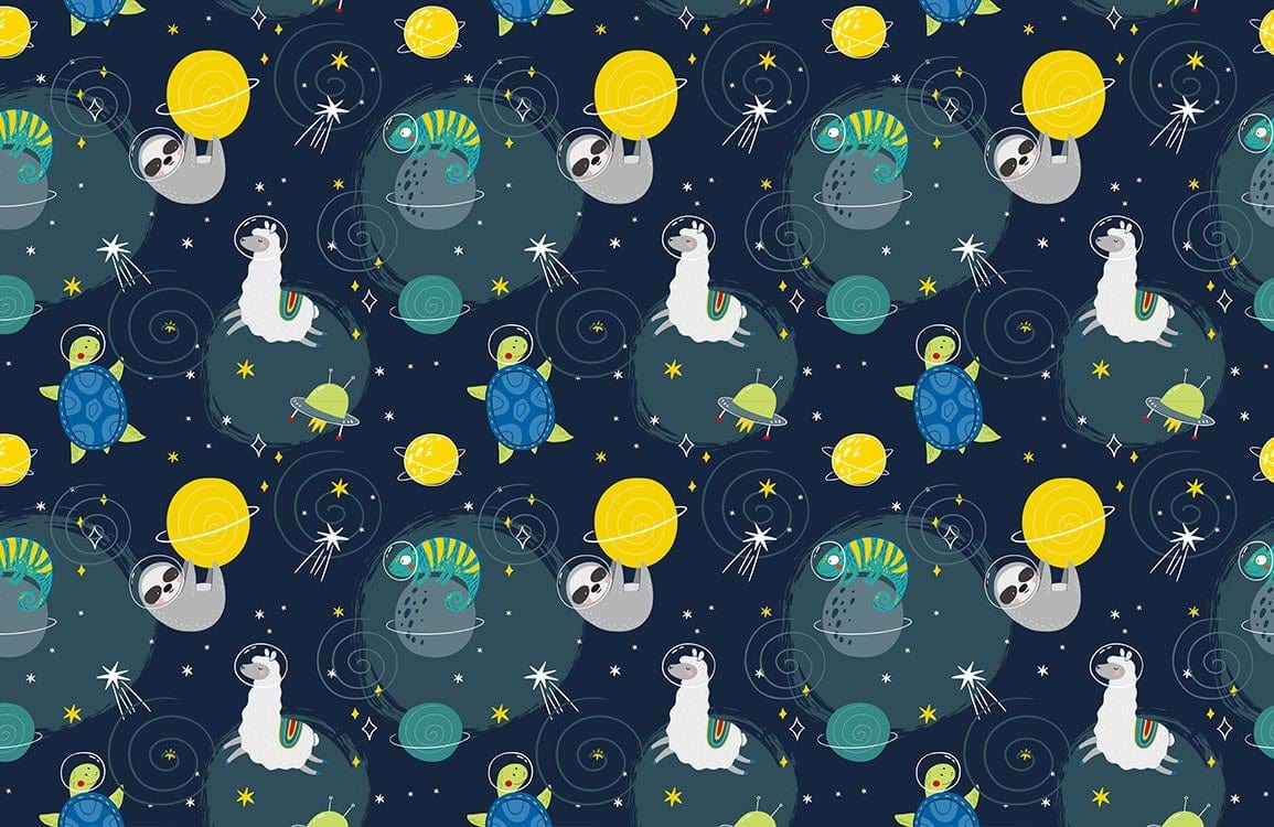 Papier peint mural Astronautes Animaux - Le meilleur Papier peint panoramique Sur mesure