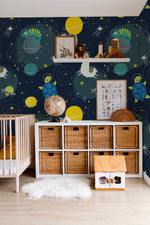 Papier peint mural Astronautes Animaux - Vignette | Mr Papier Peint