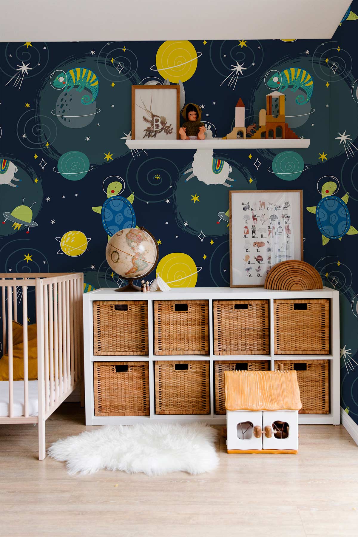 Papier peint mural Astronautes Animaux - Le meilleur Papier peint panoramique Sur mesure