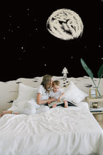 Papier peint mural Atterrissage sur la Lune pour chambre d’enfant rêveur - Vignette | Mr Papier Peint