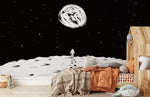 Papier peint mural Atterrissage sur la Lune pour chambre d’enfant rêveur - Vignette | Mr Papier Peint