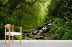 Papier peint panoramique Forêt Ruisseaux pour un décor personnalisé - Vignette | Mr Papier Peint