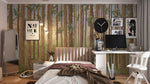 Papier peint mural avec des troncs d'arbres denses - Vignette | Mr Papier Peint