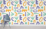 Papier peint mural avec lettres - Vignette | Mr Papier Peint