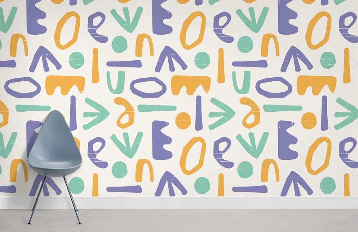 Papier peint mural avec lettres - Le meilleur Papier peint panoramique Sur mesure