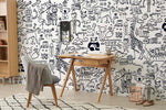 Papier peint mural avec motif d'animaux - Vignette | Mr Papier Peint