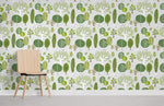 Papier peint mural avec motif de arbres dessin animé - Vignette | Mr Papier Peint