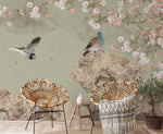 Papier peint mural avec oiseaux parlants - Vignette | Mr Papier Peint