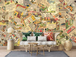 Papier peint mural partitions musicales pour une ambiance élégante - Vignette | Mr Papier Peint