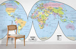 Papier peint panoramique Globe Goode pour un voyage mural sophistiqué - Vignette | Mr Papier Peint