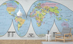 Papier peint panoramique Globe Goode pour un voyage mural sophistiqué - Vignette | Mr Papier Peint
