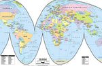 Papier peint panoramique Globe Goode pour un voyage mural sophistiqué - Vignette | Mr Papier Peint