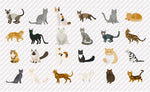 Papier peint mural avec regard de chat - Vignette | Mr Papier Peint