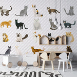 Papier peint mural avec regard de chat - Vignette | Mr Papier Peint