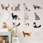 Papier peint mural avec regard de chat - Vignette | Mr Papier Peint