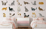 Papier peint mural avec regard de chat - Vignette | Mr Papier Peint