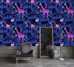 Mural aventure nocturne Magie étoilée dans la Jungle Mystique - Vignette | Mr Papier Peint