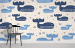 Peint mural baleine Sérénité océane et élégance murale - Vignette | Mr Papier Peint